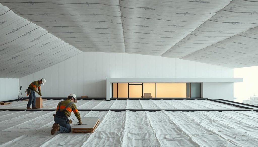 Zelf plat dak isoleren