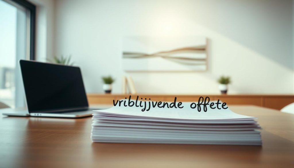 vrijblijvende offerte